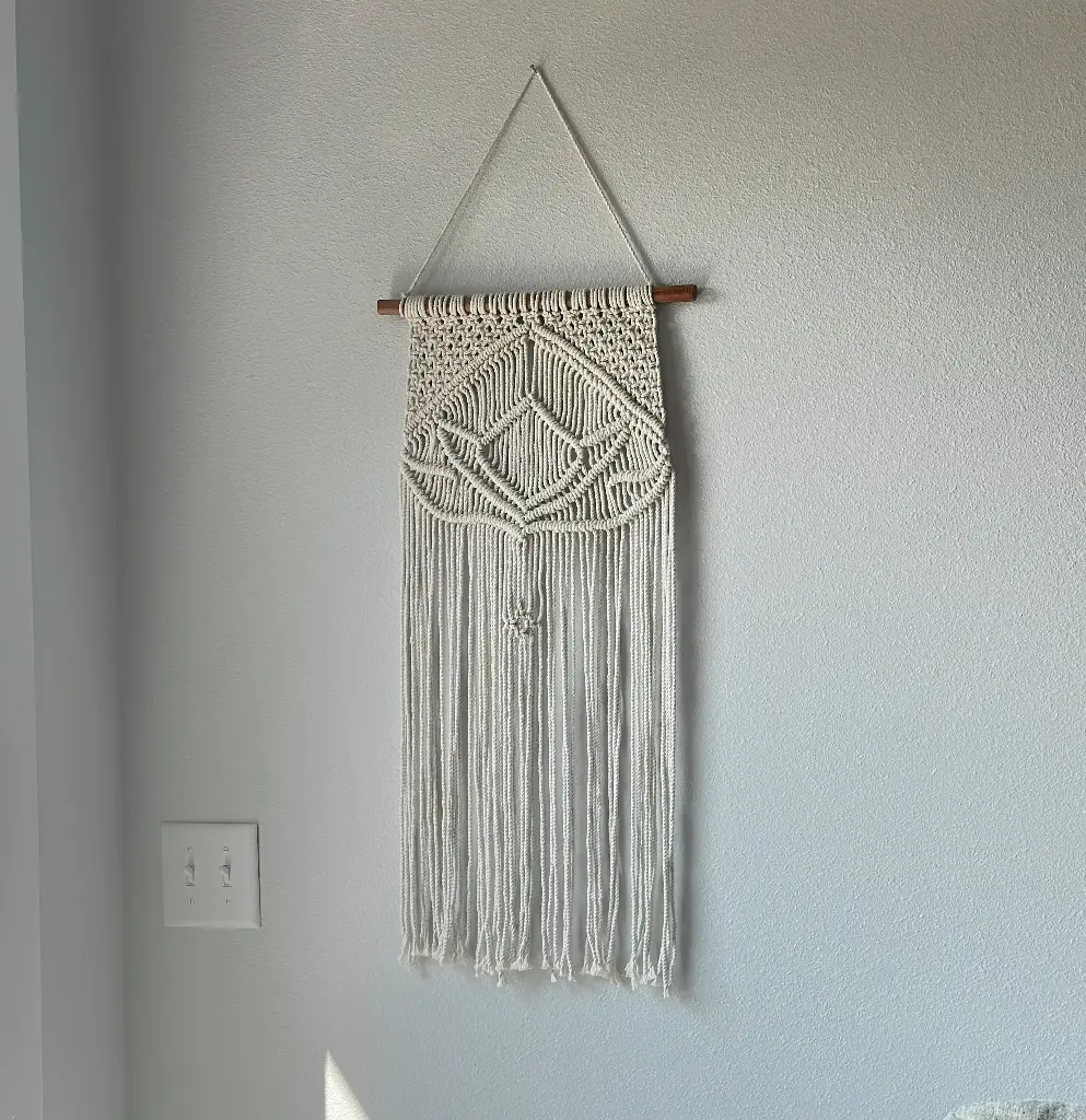Lotus Macramé Wall Hanging