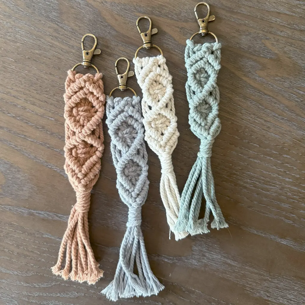Boho Macramé Clips