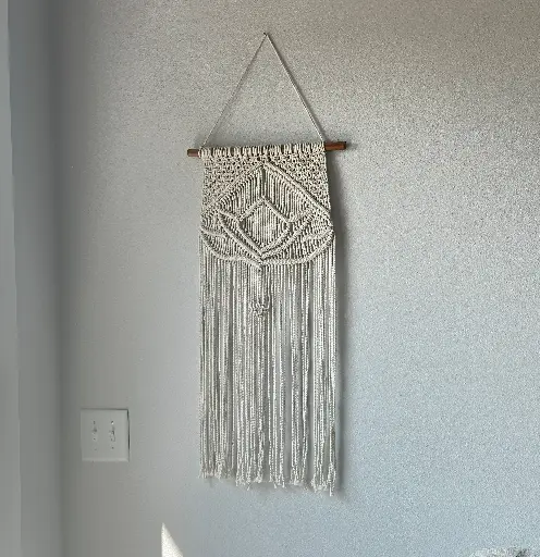 Lotus Macramé Wall Hanging