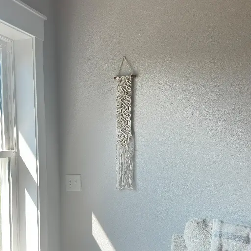 [R-WV-025-NAT-30] Vine Panel Macramé Wall Hanging