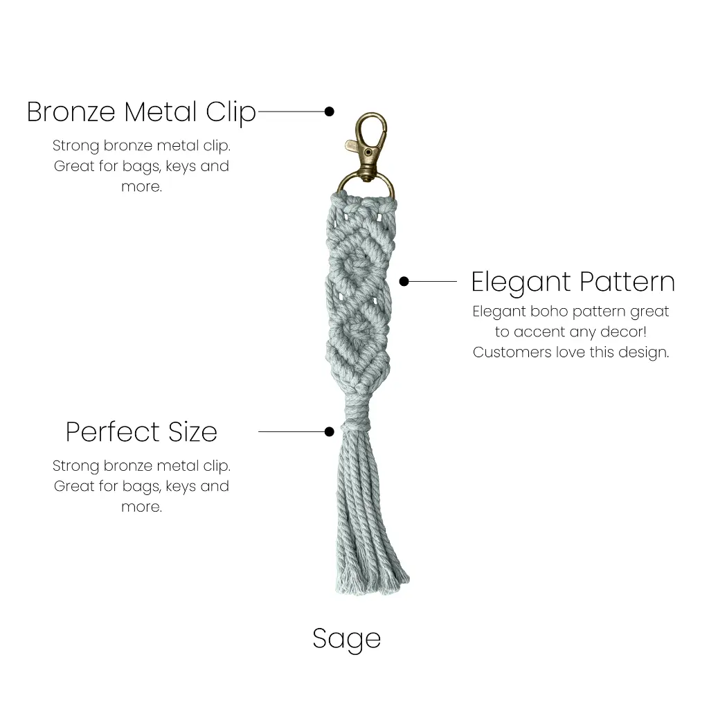 Individual Boho Clip - Sage Bullets.webp
