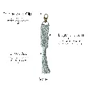 Individual Boho Clip - Sage Bullets.webp