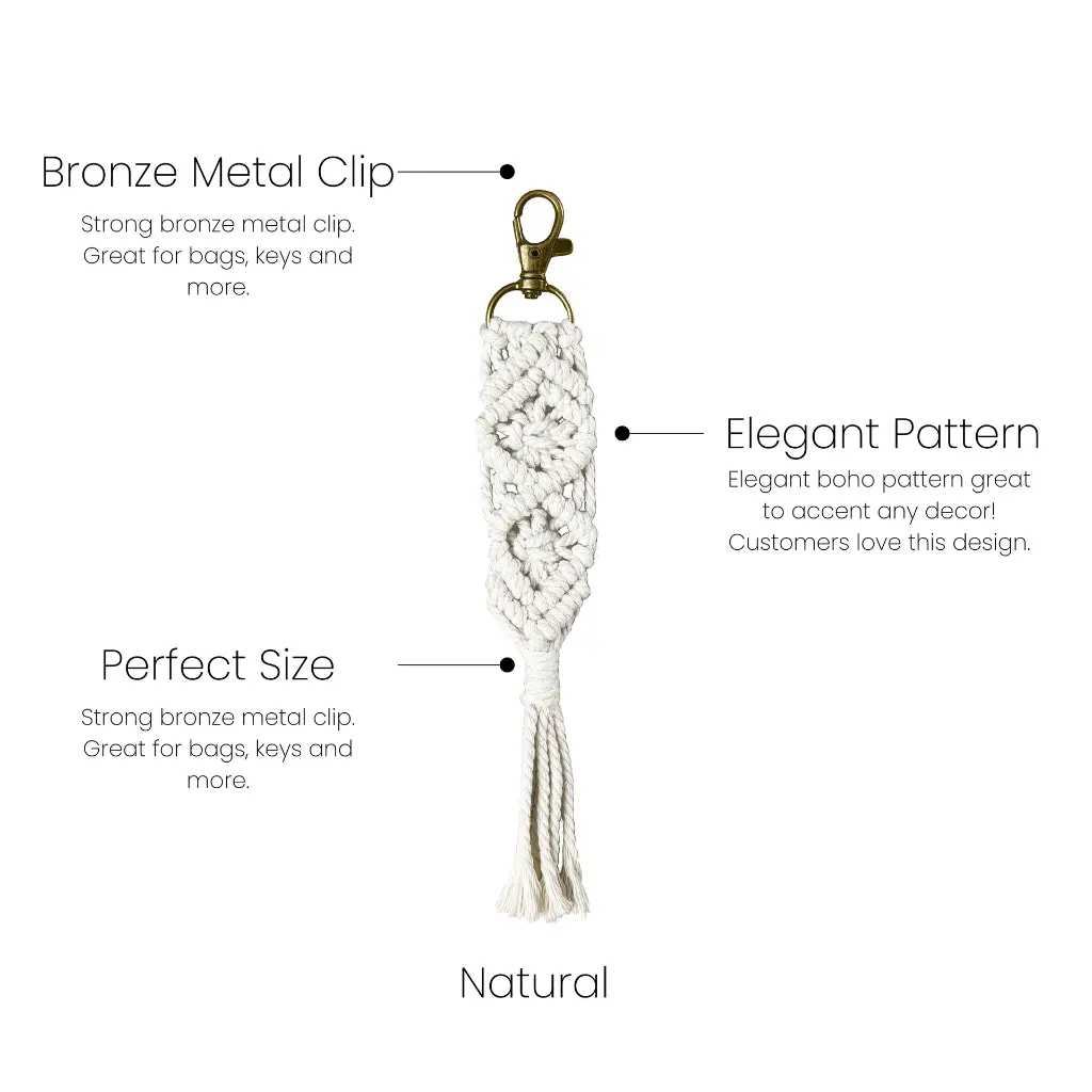 Individual Boho Clip - Natural Bullets.webp