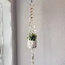 River Pattern Macramé Plant Hanger
