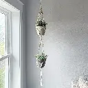 Standard Double Macramé Plant Hanger for 6" Pots